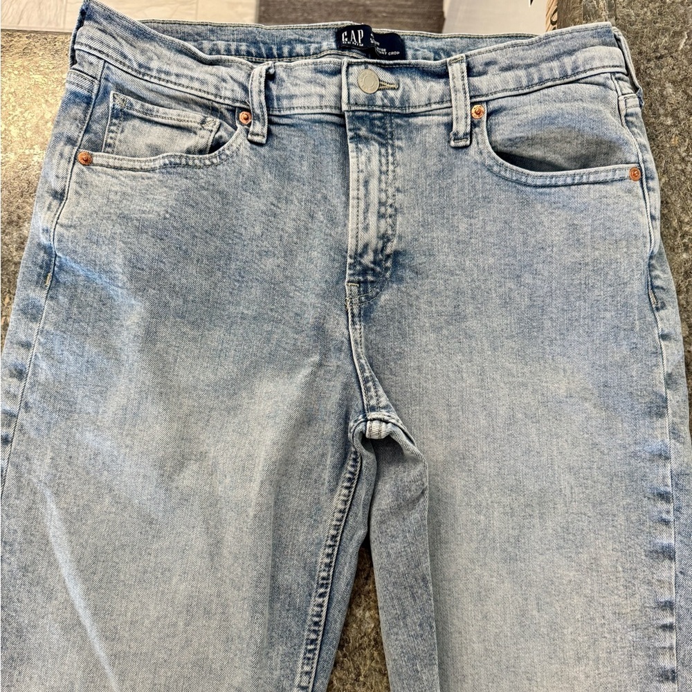 GAP Light Blue Ankle & Cropped Jeans